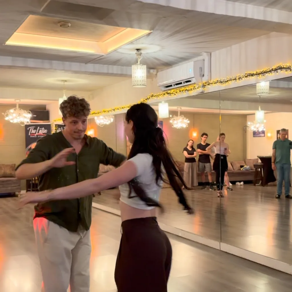The latin dance studio. Eindhoven, Noord-Brabant