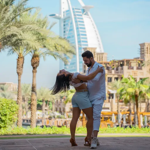Dance with Liubiana. Jumeirah Lakes Towers